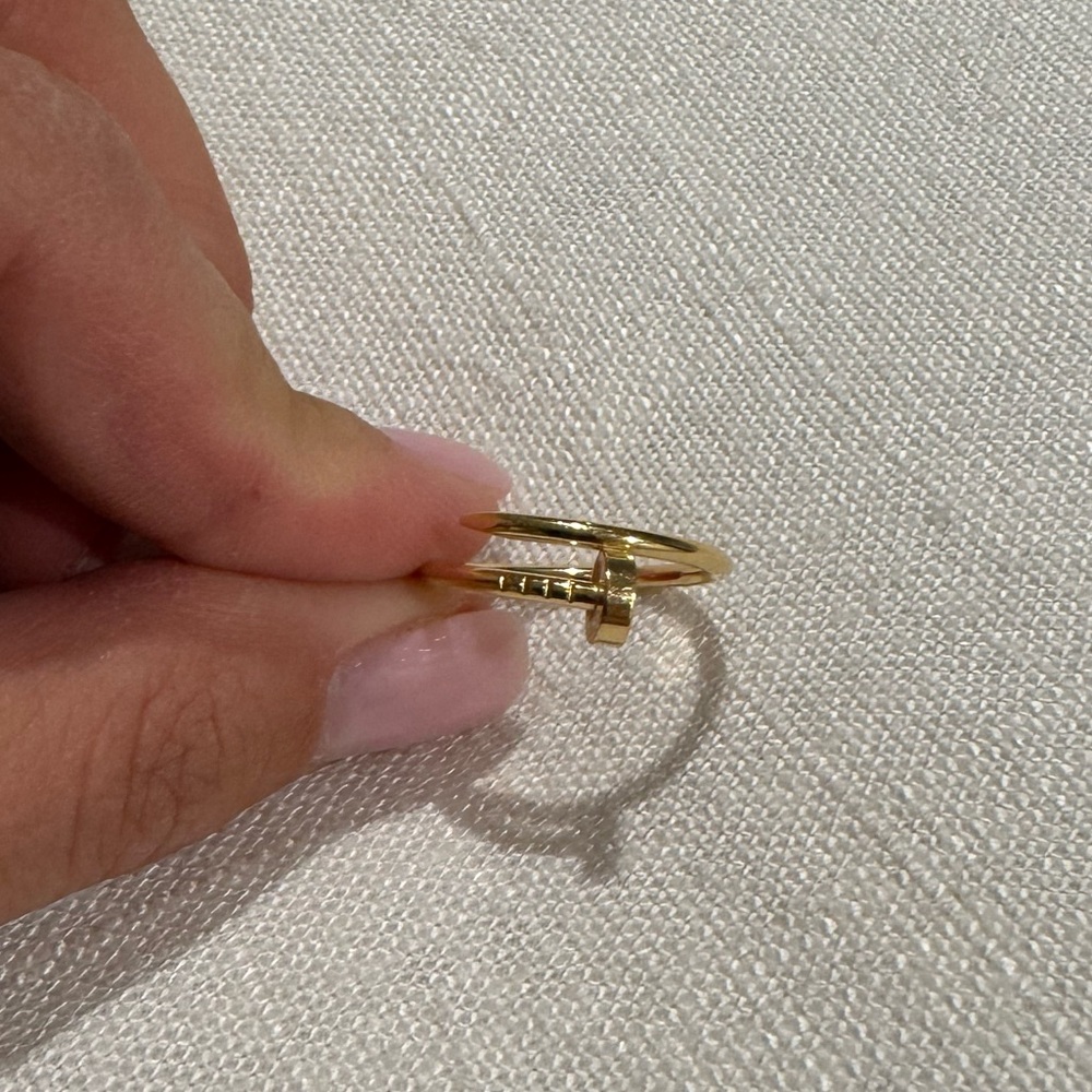 Gold Juste Un Clou Ring Cartier - Picture 7 of 8